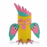Parrot Paper Roll Craft Kit