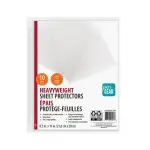 PEN+GEAR HEAVY WEIGHT SHEET PROTECTORS, 10 Count