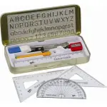 Oxford® Set of Mathematical Instruments, 10 pieces set