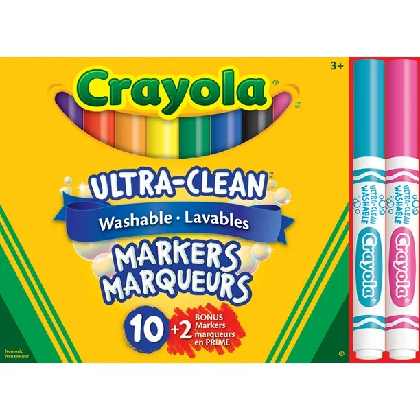 Crayola Ultra Clean - Broad Line Washable Markers