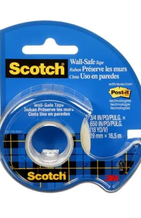 Scotch® Wall-Safe Tape 183-ESF, 1 Roll Per Pack