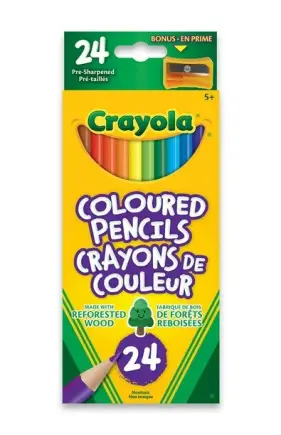 Crayola Coloured Pencils, 24 Count