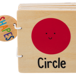 3.5" Wooden Book - Shapes