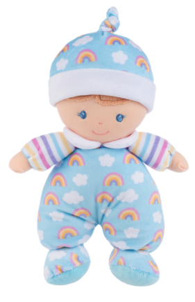 RAINBOW BABY Doll 9"H