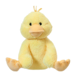 12" SITTING ANIMALS - YELLOW DUCK