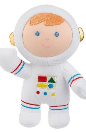 8.5" ASTRONAUT DOLL W/ RATTLE