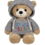 9" HOODIE BEAR - GET WELL SOON