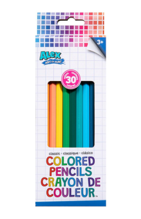 ALEX - ART of FUN - COLORED PENCILS 30pk