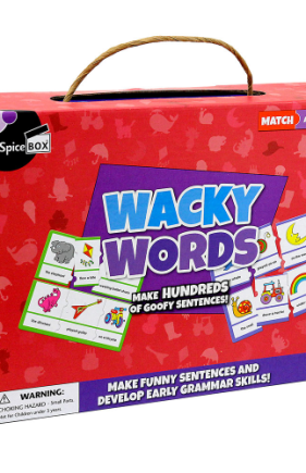MATCH & LEARN - WACKY WORDS