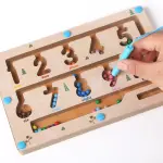 Maze Educational Game Color Number Montessori Education