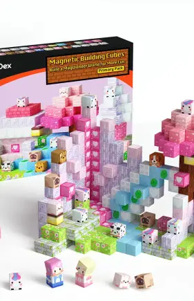 Unicorn (48 pcs Magnetic Blocks)