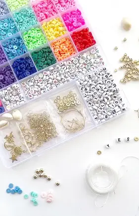 Mega Alphabets & Heishi Box DIY Bead Kit