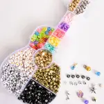 Superstar Guitar Bead Box DIY Word Jewelry Kit