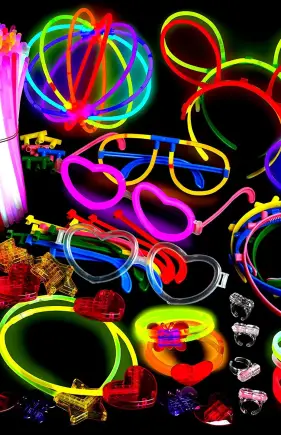 500 Glow Sticks Party Pack Necklaces And Bracelets