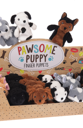 3.5"PAW DOG FNGR PUPT