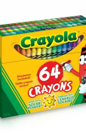 Crayola Crayons, 64 Count, 64 colourful crayons
