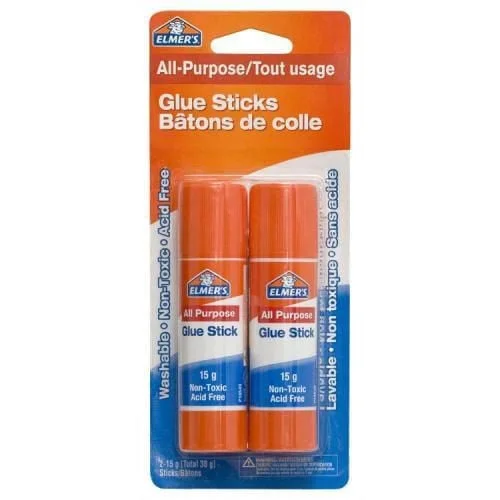 Elmer's All-Purpose Glue Sticks,15 g, 2 Count