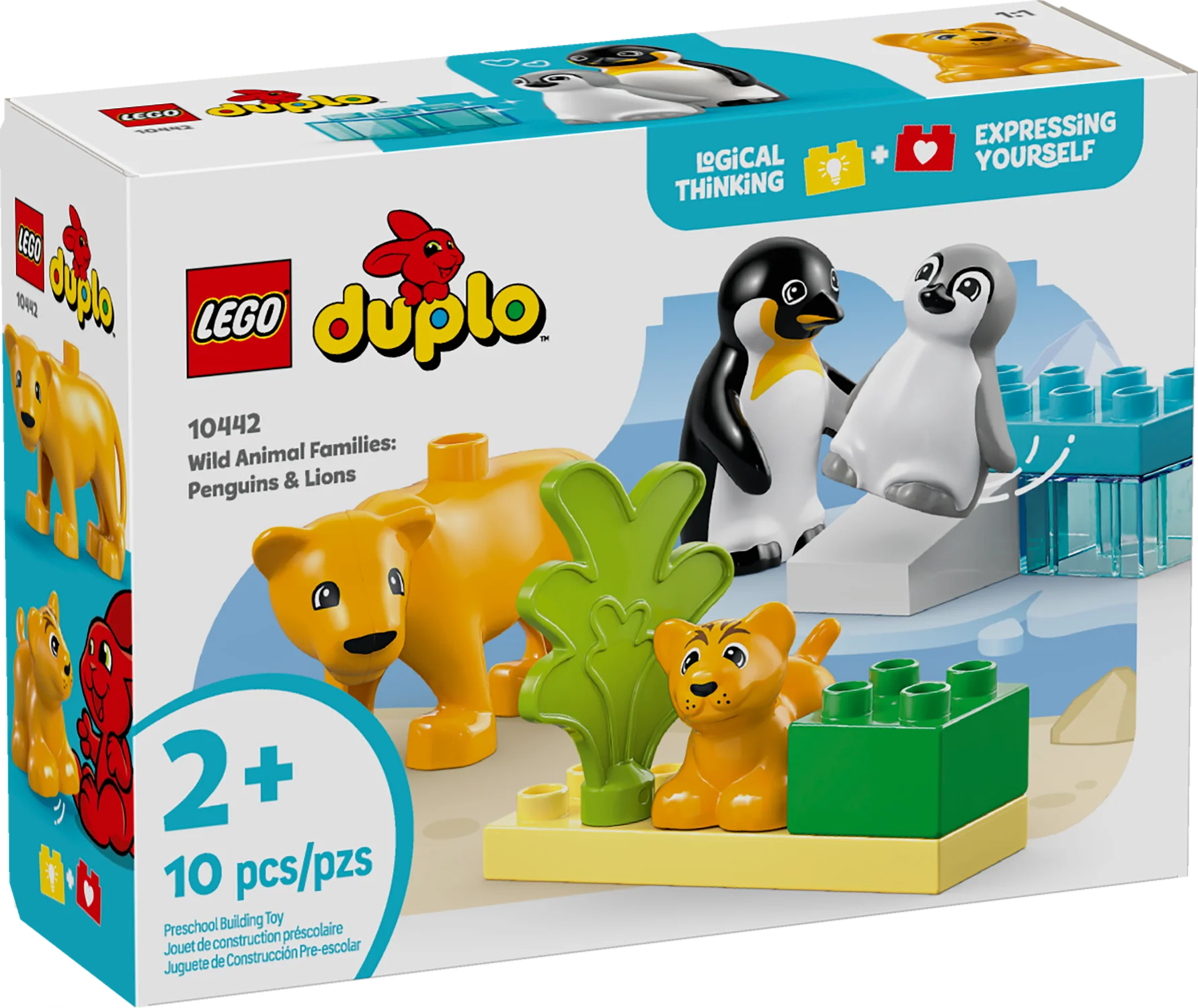 Wild Animal Families: Penguins & Lions