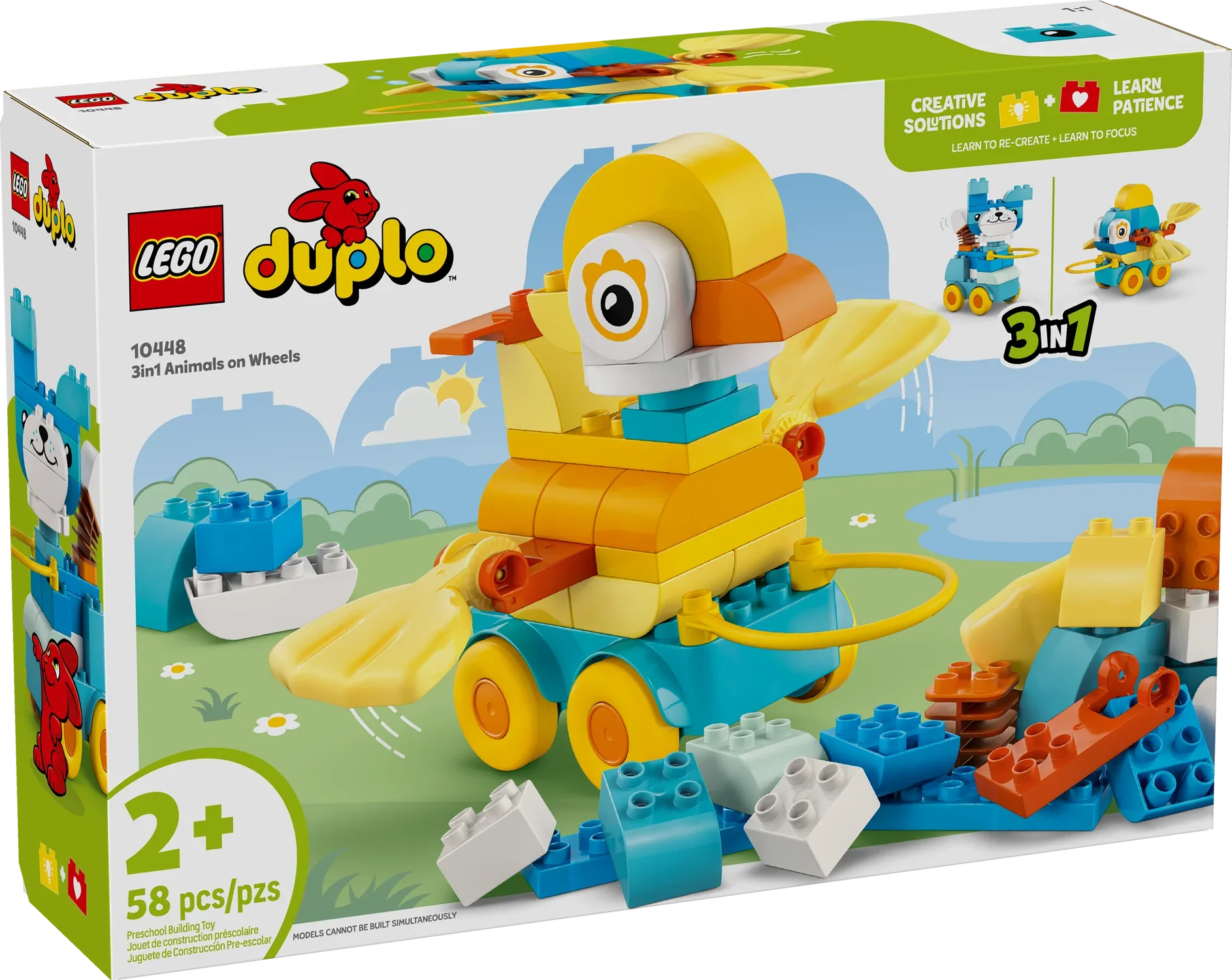 LEGO DUPLO 3in1 Animals on Wheels