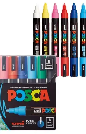 uni® POSCA Water-Based Paint Markers
