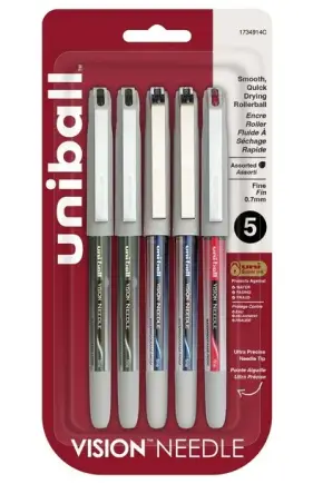 uniball™ Fine Point Assorted 5pck
