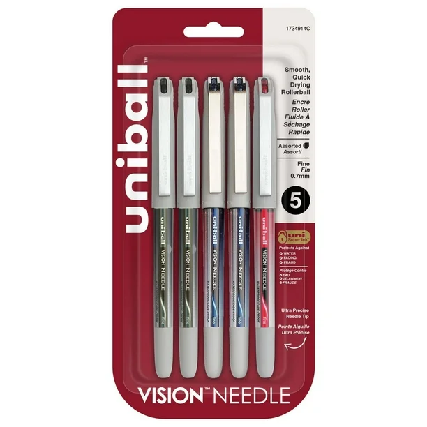 uniball™ Fine Point Assorted 5pck