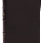 KJV, Center-Column Reference Bible (#8746BK - Black Genuine Leather)