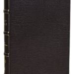 KJV, Center-Column Reference Bible With Apocrypha (#9746BK - Black Genuine Leather)