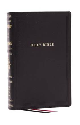 RSV Personal Size Bible (#7796BK - Black Genuine Leather, Sovereign Collection)