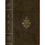 ESV, Large Print Study Bible (TruTone, Olive, Branch Design)