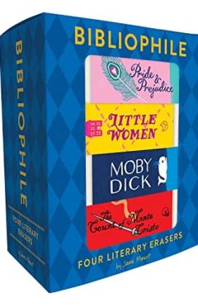 Bibliophile Literary Erasers