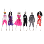 Fashionista Skeletons Ornaments