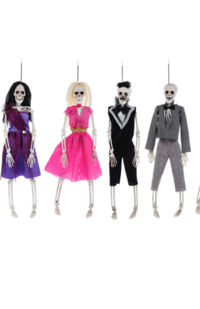 Fashionista Skeletons Ornaments