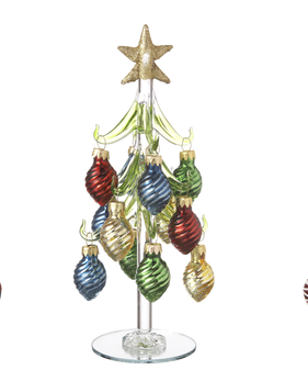Christmas Trees with Ornaments