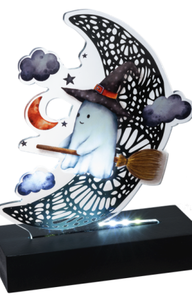 LED Light Up Flying Ghost Tabletop Decor