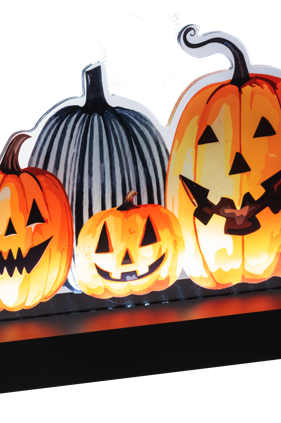 LED Light Up Jack-O-Lanterns