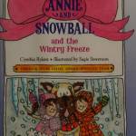 Annie and Snowball and the wintry freeze