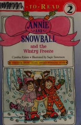 Annie and Snowball and the wintry freeze