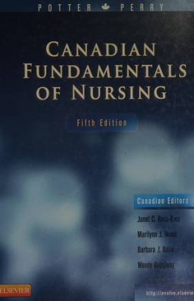 Canadian Fundamentals of Nursing