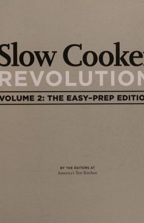 Slow cooker revolution