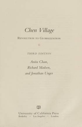Chen village