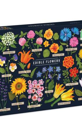 Edible Flowers 1000 Piece Puzzle