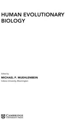 Human evolutionary biology