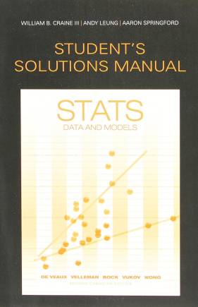 Student Solutions Manual for Stats