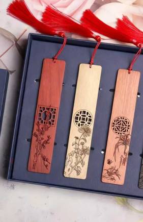 Wooden Bookmarks 1pc