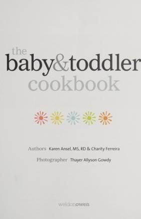 The baby & toddler cookbook