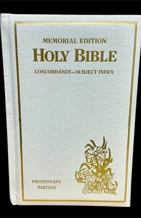 Holy Bible, Concordance-Subject Index, Protestant Ed