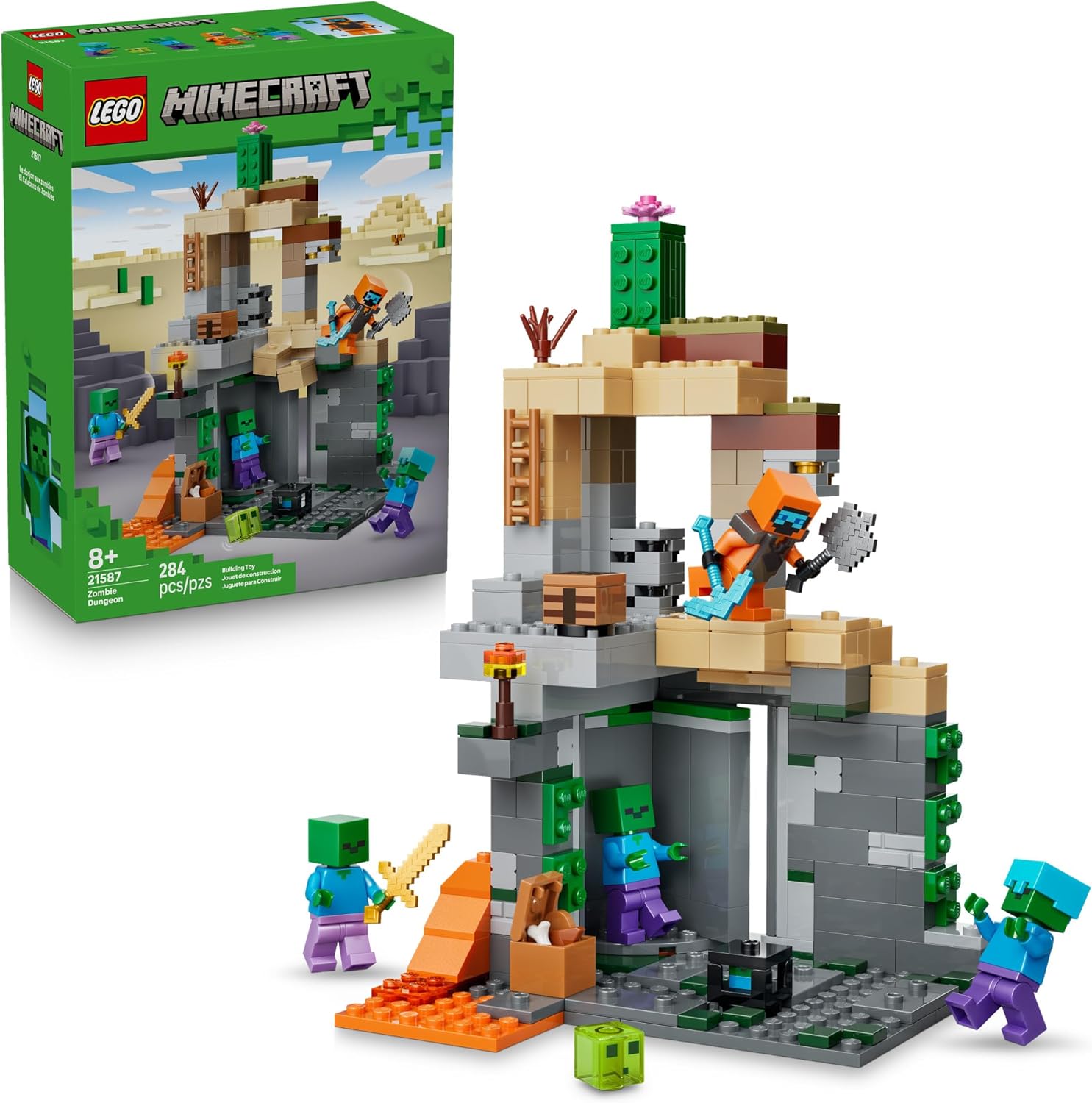 LEGO Minecraft Zombie Dungeon Building Toy