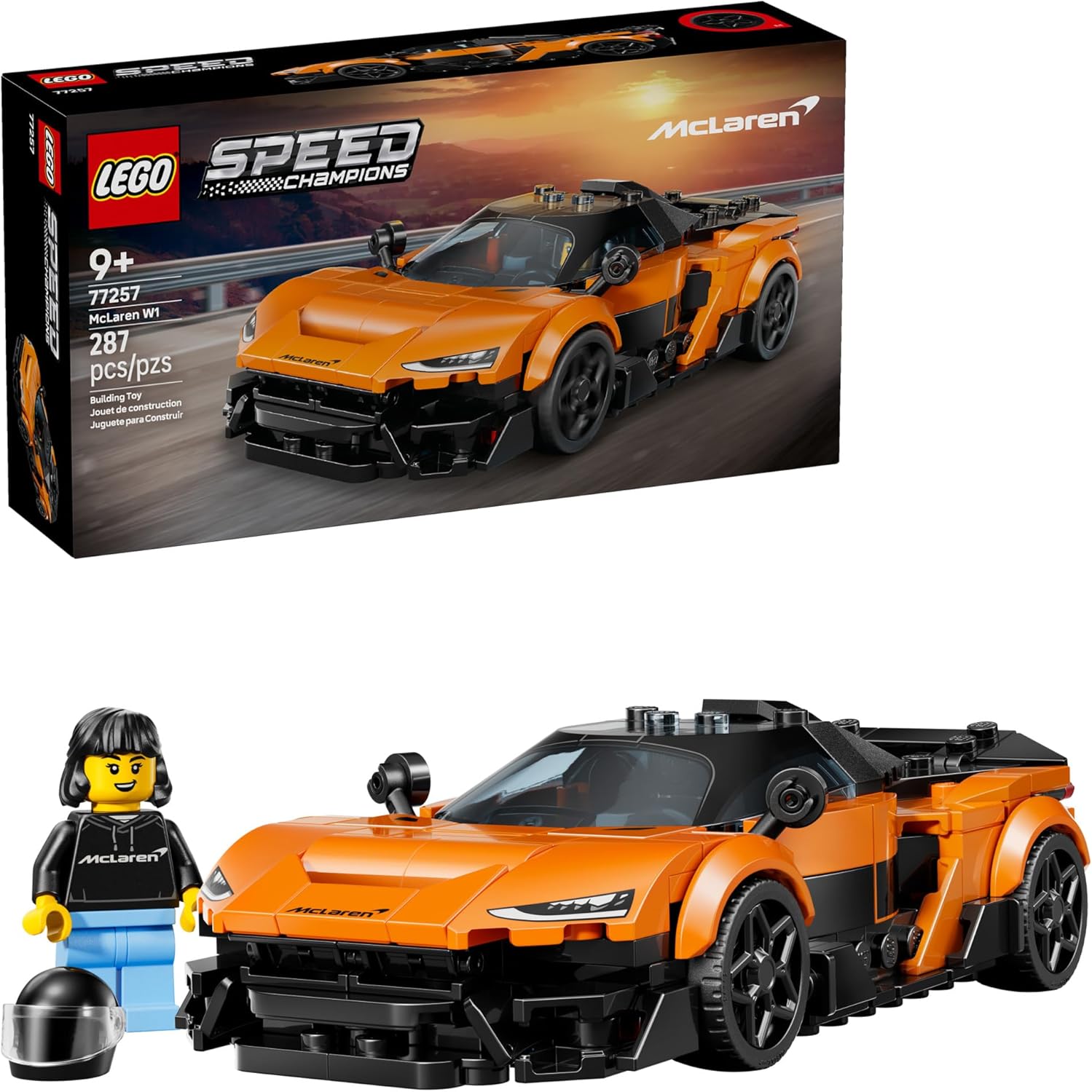 LEGO Speed Champions McLaren W1 Race Car Toy