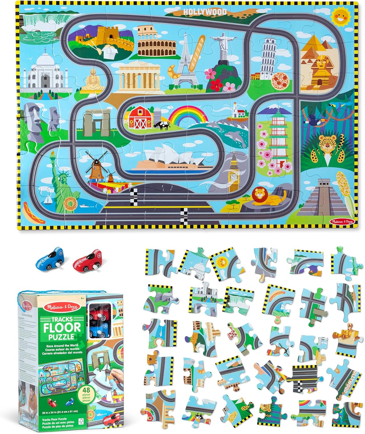 Cardboard Racetrack Jigsaw Puzzle